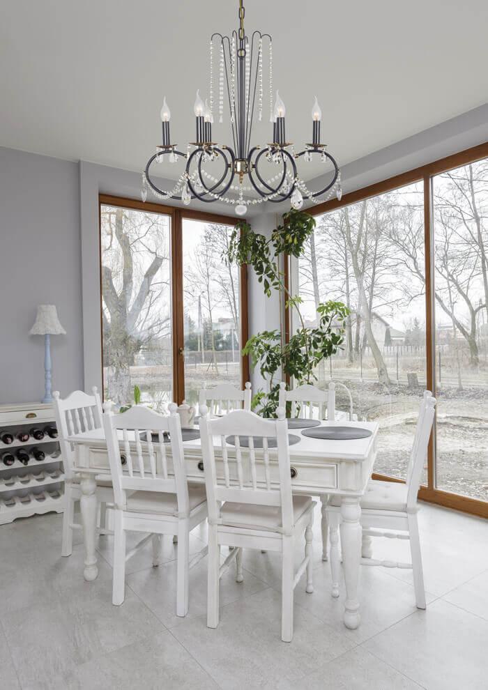 Подвесная люстра Arti Lampadari Casabona E 1.1.6.501 B