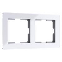 Рамка Werkel Acrylic на 2 поста белый W0022701 4690389184840