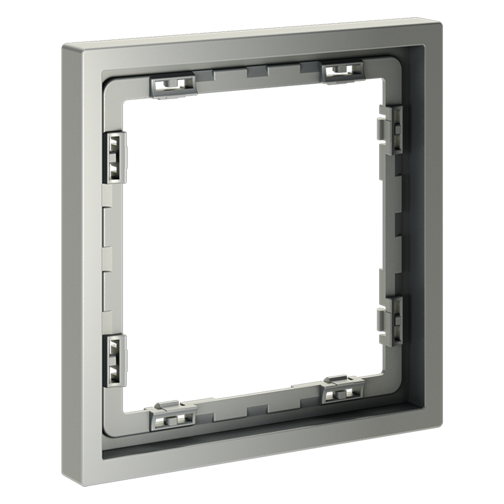 Рамка пластиковая VOLTUM S70 на 1 пост, (сталь)