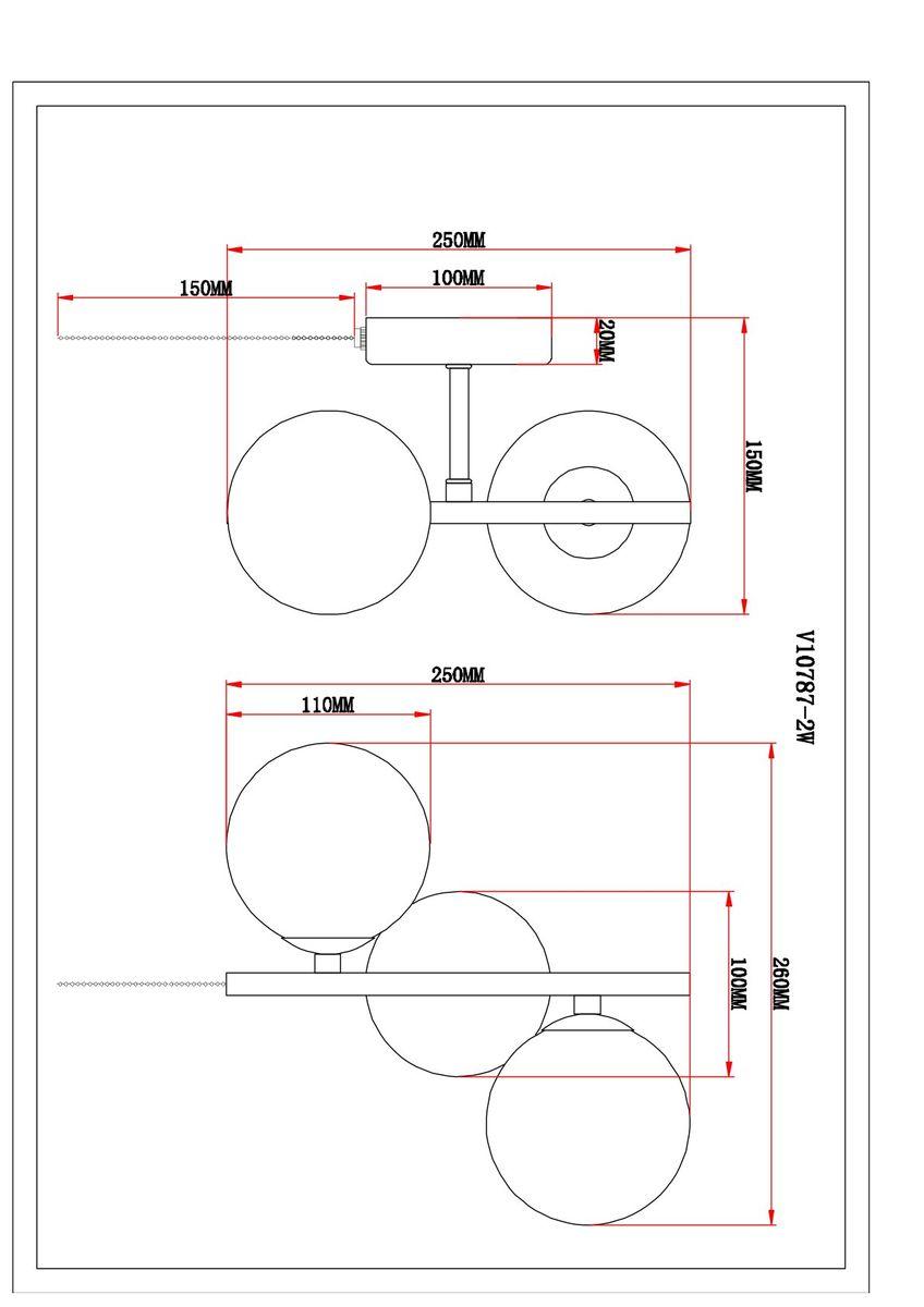 Бра Moderli Molly V10787-2W