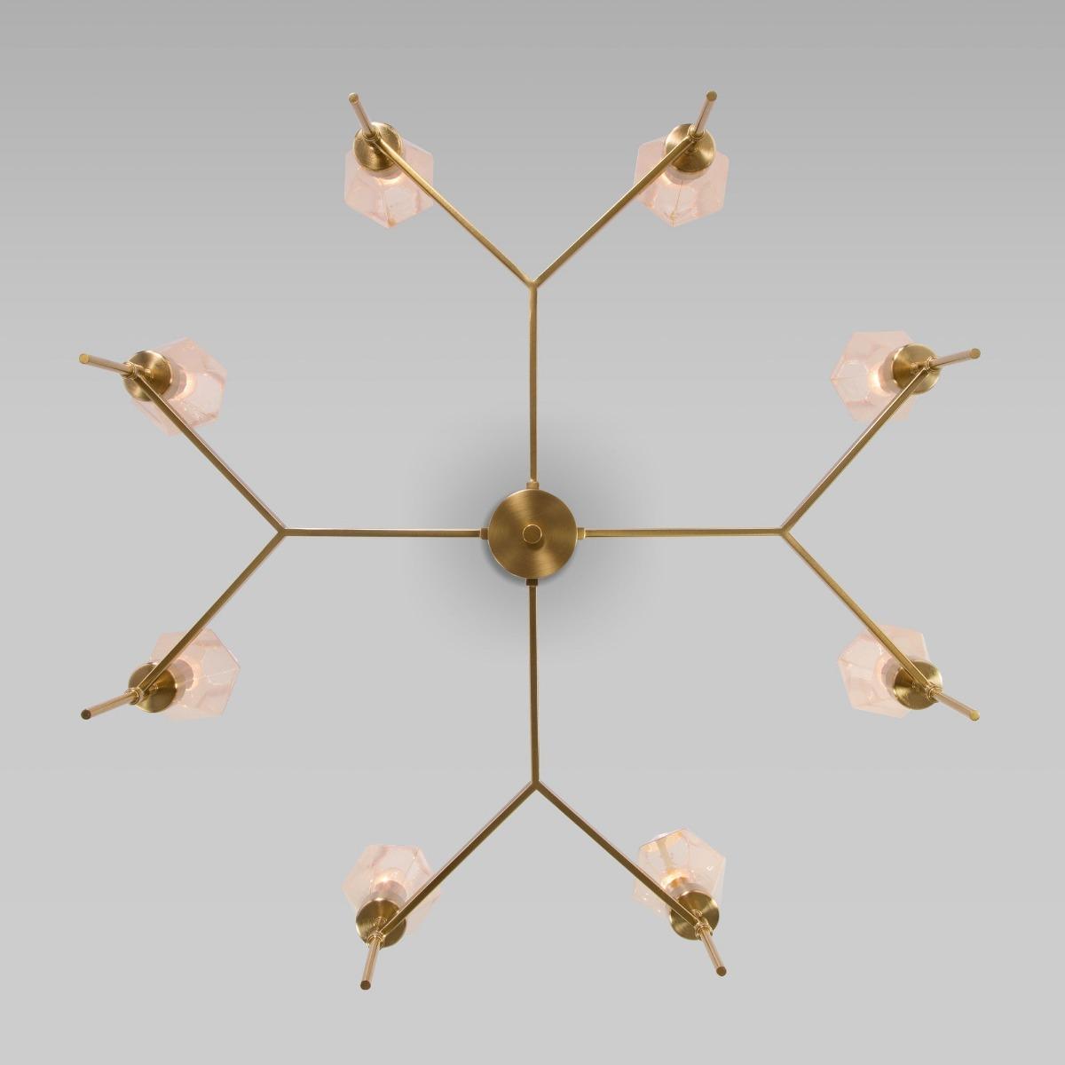 Потолочная люстра Eurosvet Prism 60143/8 латунь