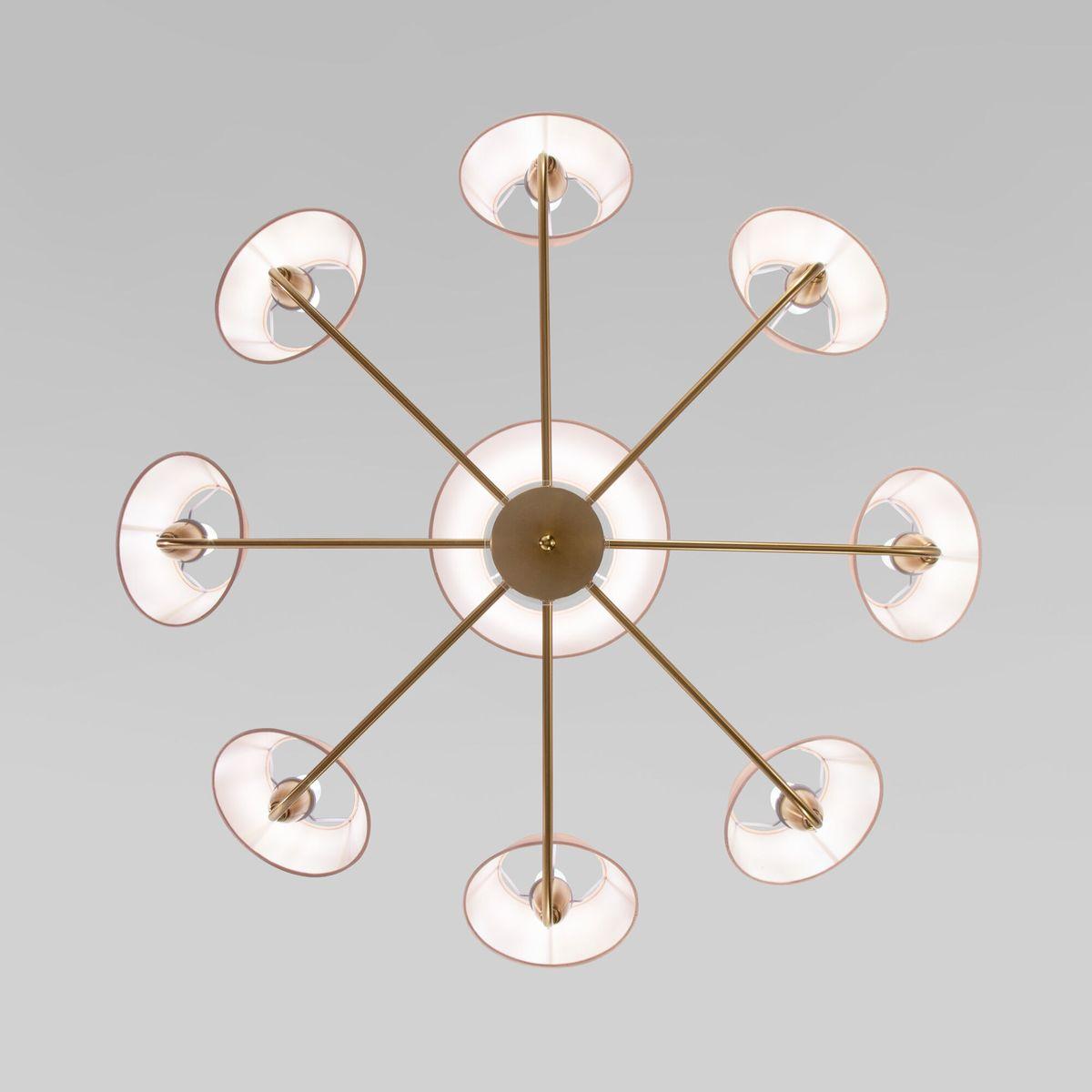 Подвесная люстра Eurosvet Milos 60154 латунь