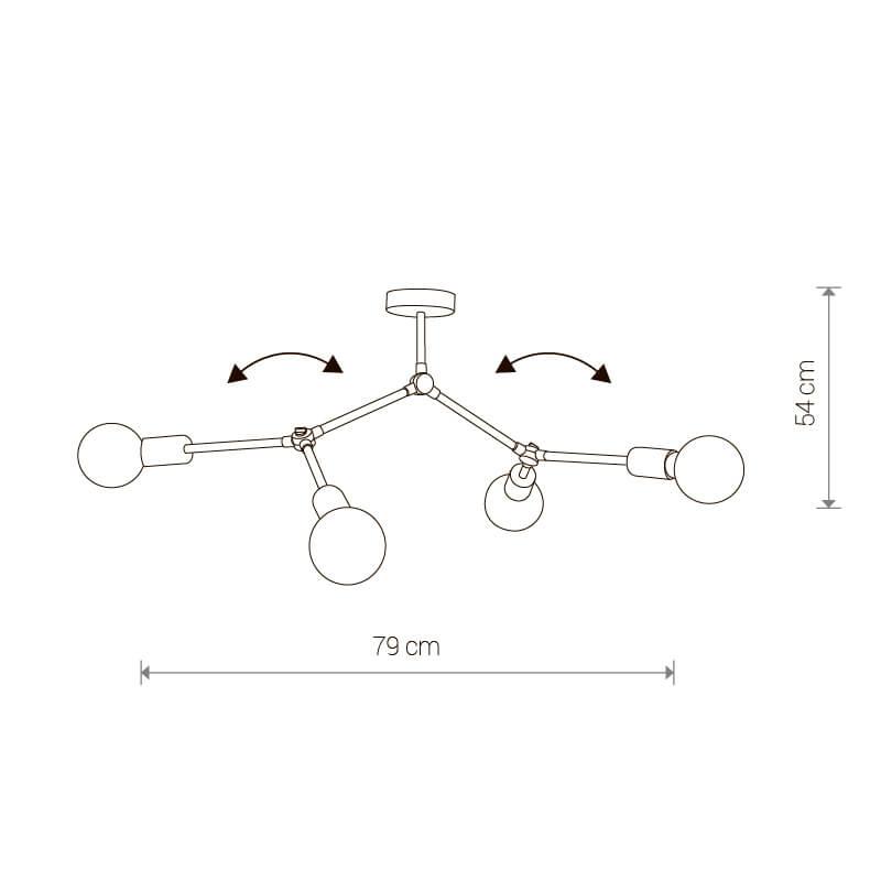 Подвесная люстра Nowodvorski Twig 9140