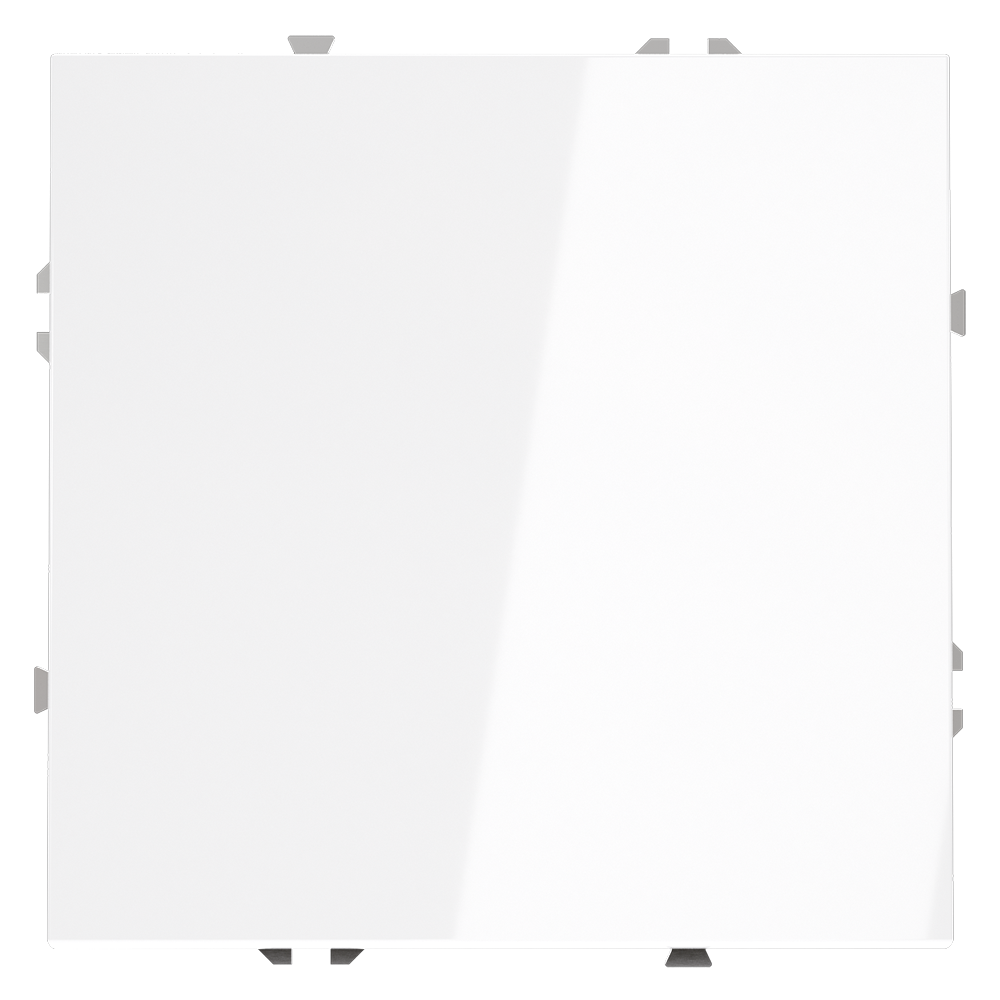 Выключатель встраиваемый VOLTUM S70 одноклавишный 10А, (белый глянцевый)