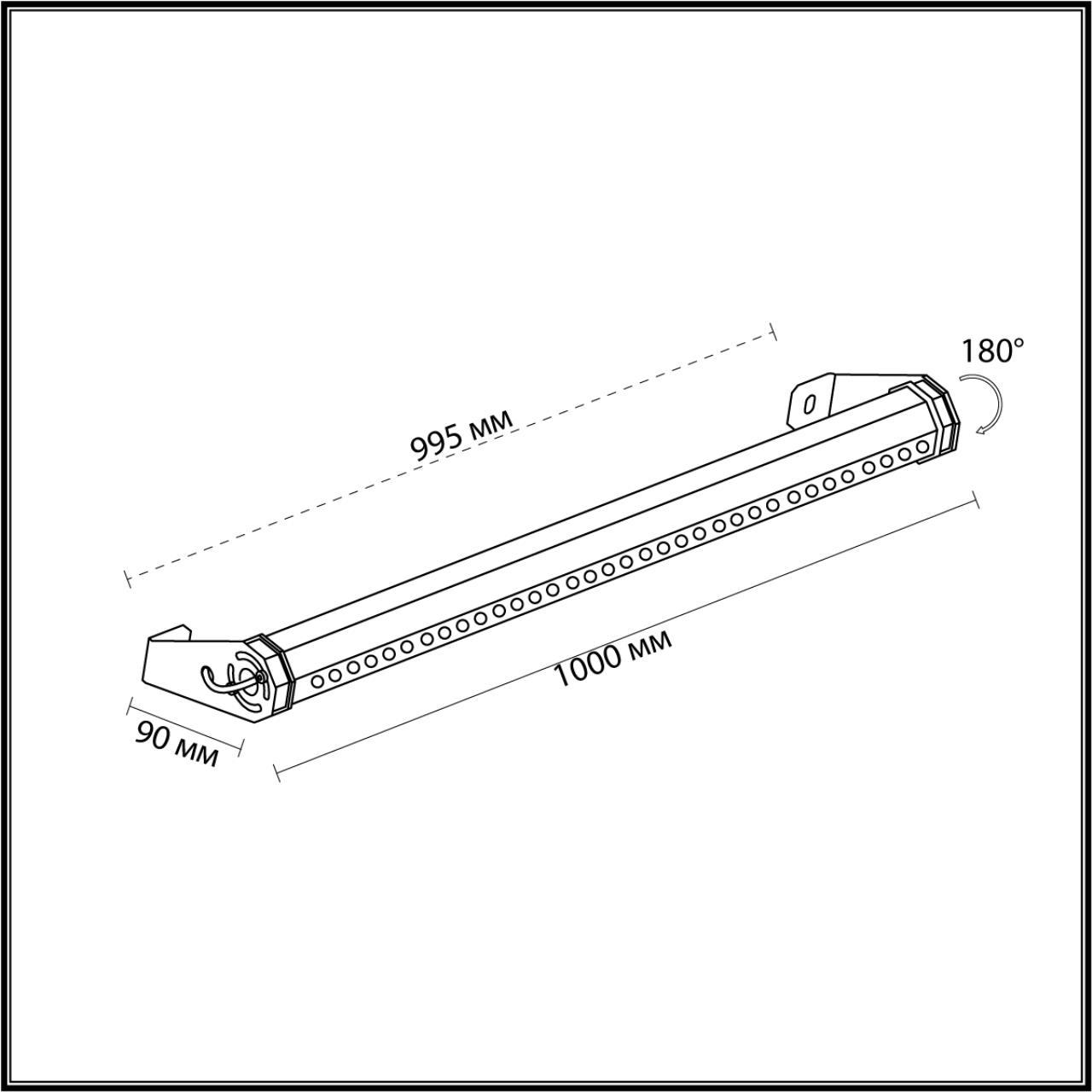 Уличный настенный светодиодный светильник Odeon Light Nature Graze 7040/10WL