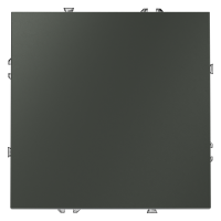 Выключатель с самовозвратом встраиваемый VOLTUM S70 одноклавишный 10А, (титан)