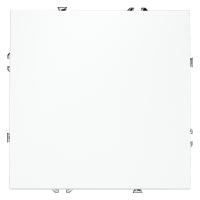 Проходной переключатель встраиваемый VOLTUM S70 одноклавишный 10А, (белый матовый)