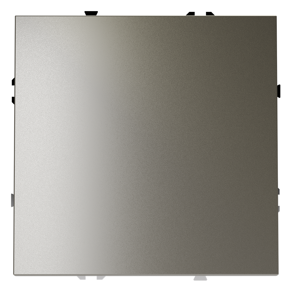 Перекрестный переключатель встраиваемый VOLTUM S70 одноклавишный 10А, (шелк)