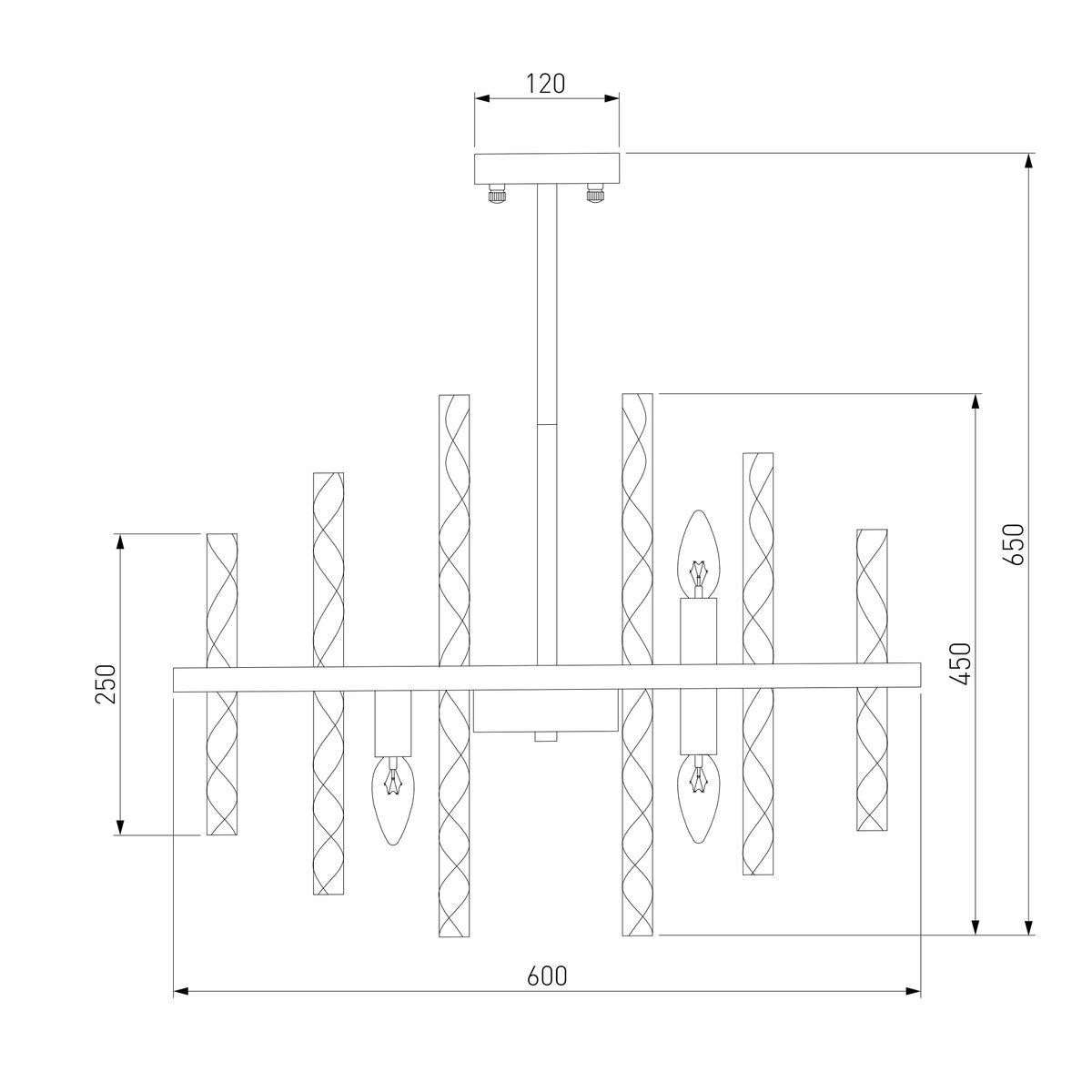 Подвесная люстра Bogates Hollis 368/9 Smart