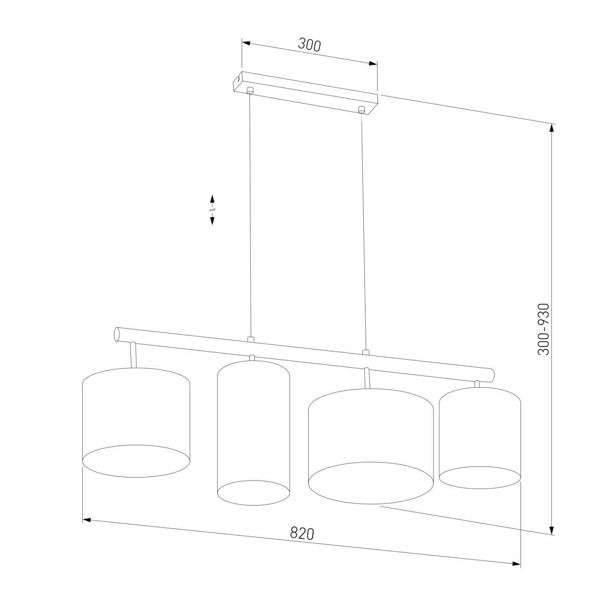 Подвесной светильник TK Lighting 4106 Deva White