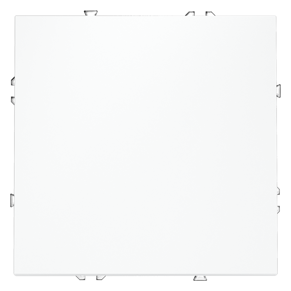 Выключатель встраиваемый VOLTUM S70 одноклавишный 10А, (белый матовый)