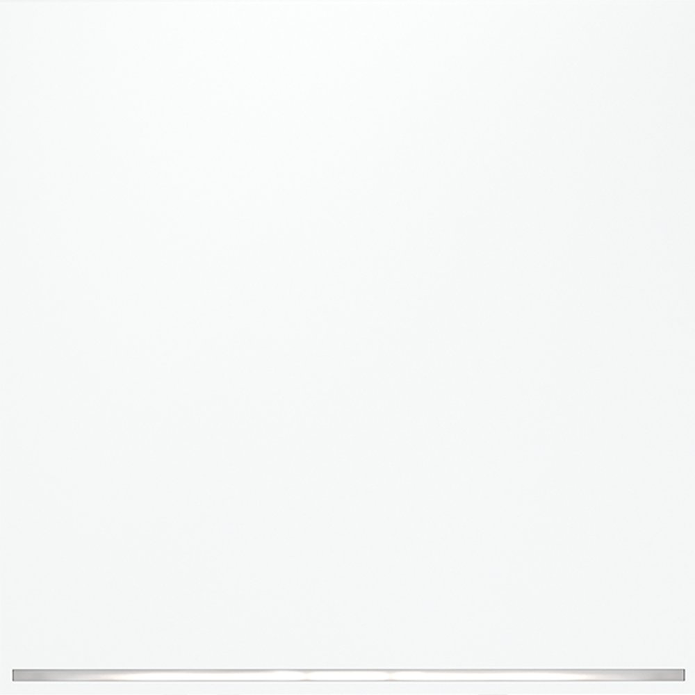 Выключатель встраиваемый VOLTUM S70 одноклавишный с подсветкой 10А, (белый матовый)