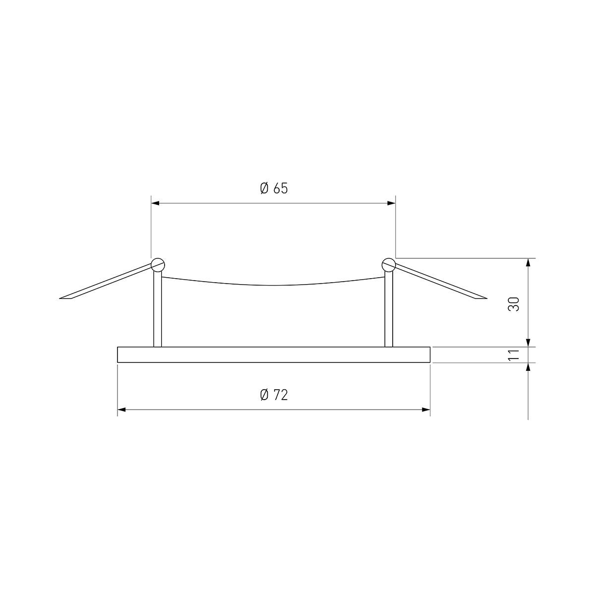 Встраиваемый светильник Elektrostandard 111 MR16 черный a053336