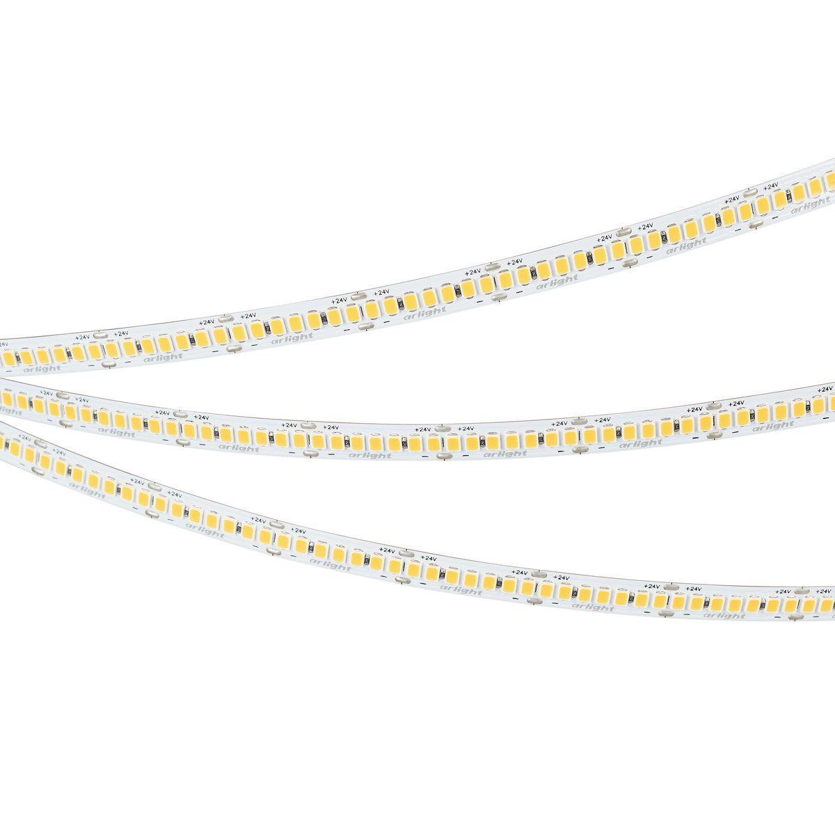 Светодиодная лента Arlight 10W/m 80Led/m 2835SMD холодный белый 5M RT-A280-8mm 24V White6000 045568