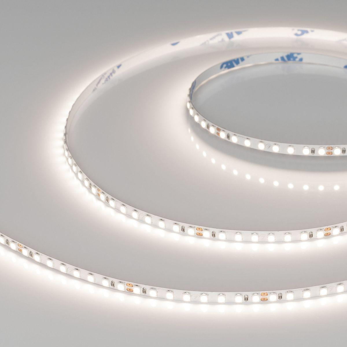 Светодиодная лента Arlight 9,6W/m 160LED/m 2835SMD дневной белый 5M RT-A160-5mm 24V Day4000 037800
