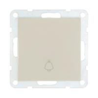 Выключатель-кнопка LK Studio 1-кл.(схема 1Т) 16 A, 250 B (бежевый) LK60 860501-1