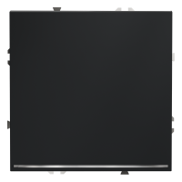 Проходной переключатель встраиваемый VOLTUM S70 одноклавишный с подсветкой 10А, (графит)