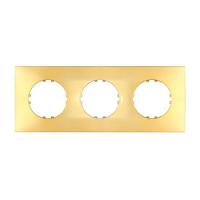 Рамка LK Studio 3-постовая квадрат (золото) Vintage-Quadro 884316-1