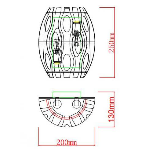 Настенный светильник Rivoli Meike 4080-402 Б0047925