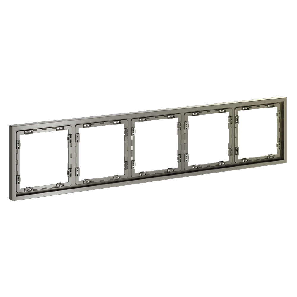 Рамка пластиковая VOLTUM S70 на 5 постов, (шелк)