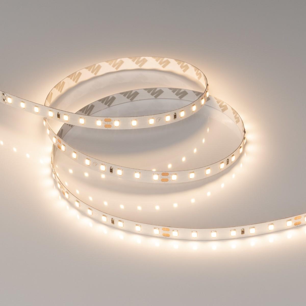 Светодиодная лента Arlight 10W/m 98LED/m 2835SMD теплый белый 5M UL-A98-8mm 24V Warm3000 040007