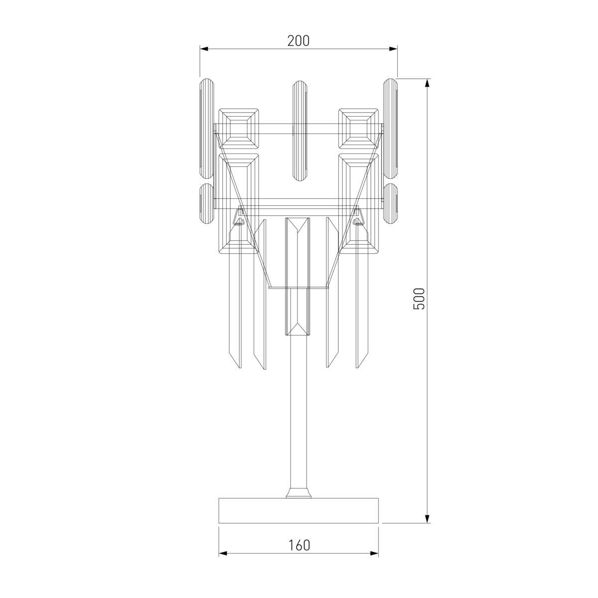 Настольная лампа Bogates Lago 01108/1 Strotskis