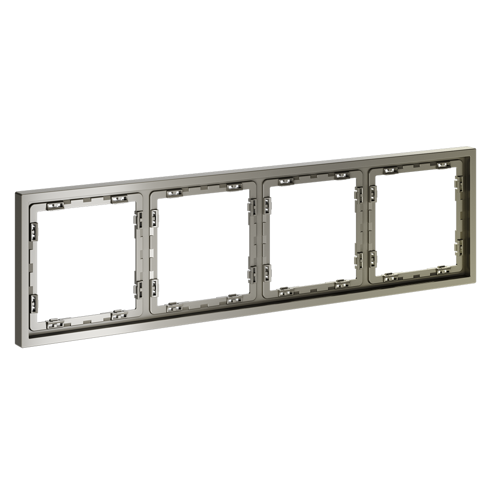 Рамка пластиковая VOLTUM S70 на 4 поста, (шелк)