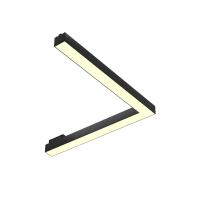 Трековый светодиодный светильник 6063 TrackLine Fold Angle (ral9005/400mm/400mm/LT70 — 3K/24W/120deg) 0625206