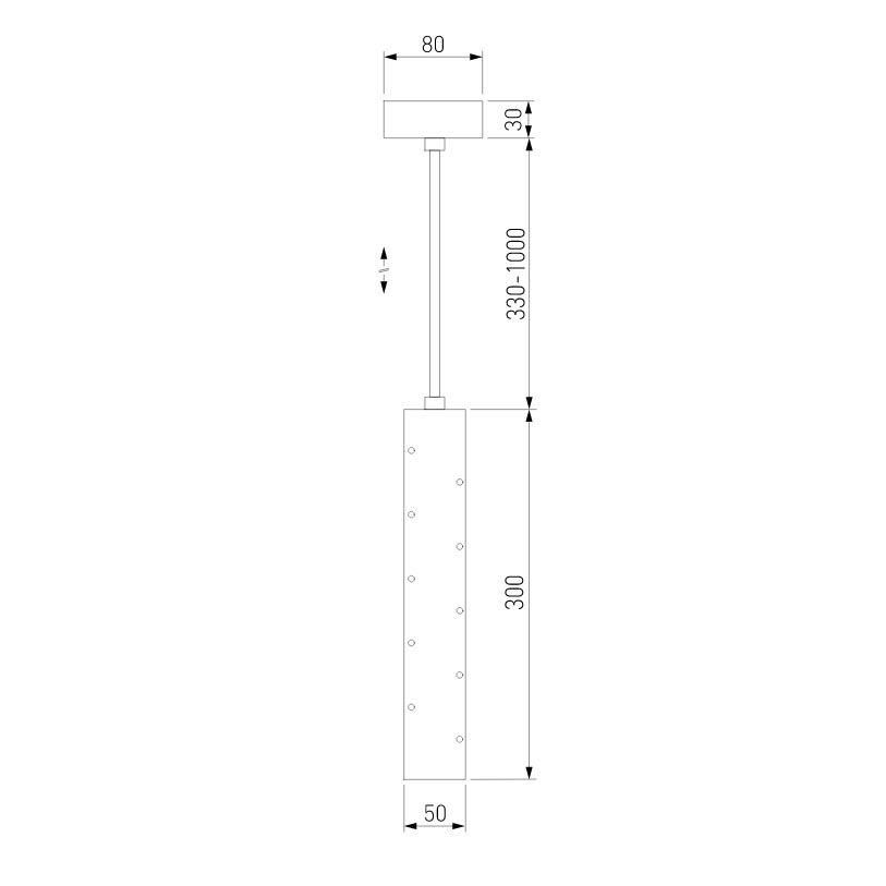 Подвесной светодиодный светильник Elektrostandard Bong 50214/1 Led черный жемчуг a055668