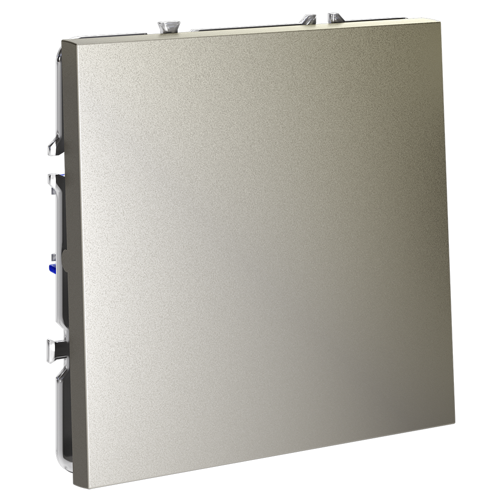 Перекрестный переключатель встраиваемый VOLTUM S70 одноклавишный 10А, (шелк)