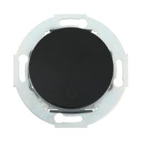 Выключатель-кнопка LK Studio одноклавишный (схема 1T) 16 А, 250 В (черный) Vintage 880508-1