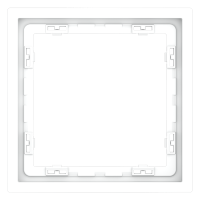 Рамка пластиковая VOLTUM S70 на 1 пост, (белый матовый)