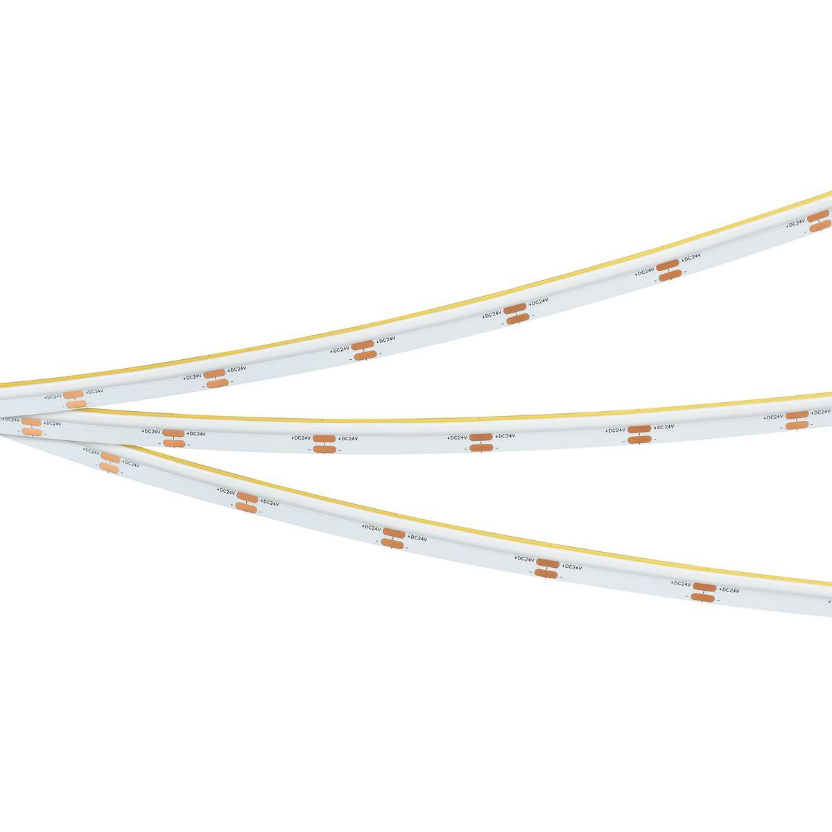Светодиодная лента Arlight 6W/m 480Led/m CSP теплый белый 5M COB-S-X480-8mm 24V Warm2700 046904