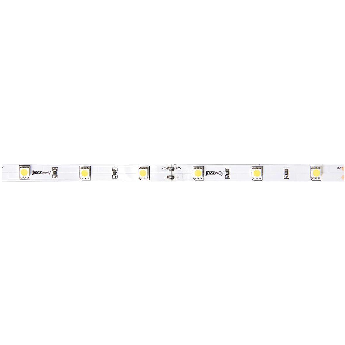 Светодиодная лента Jazzway 7,2W/m 30Led/m 5050SMD теплый белый 5M 327521