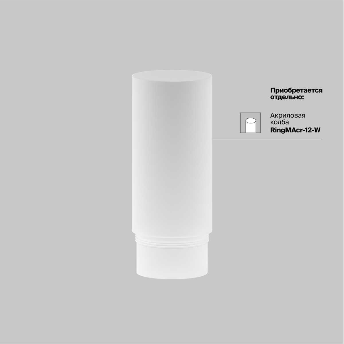 Трековый светильник Maytoni Technical Focus Led TR032-2-12W4K-M-BBS