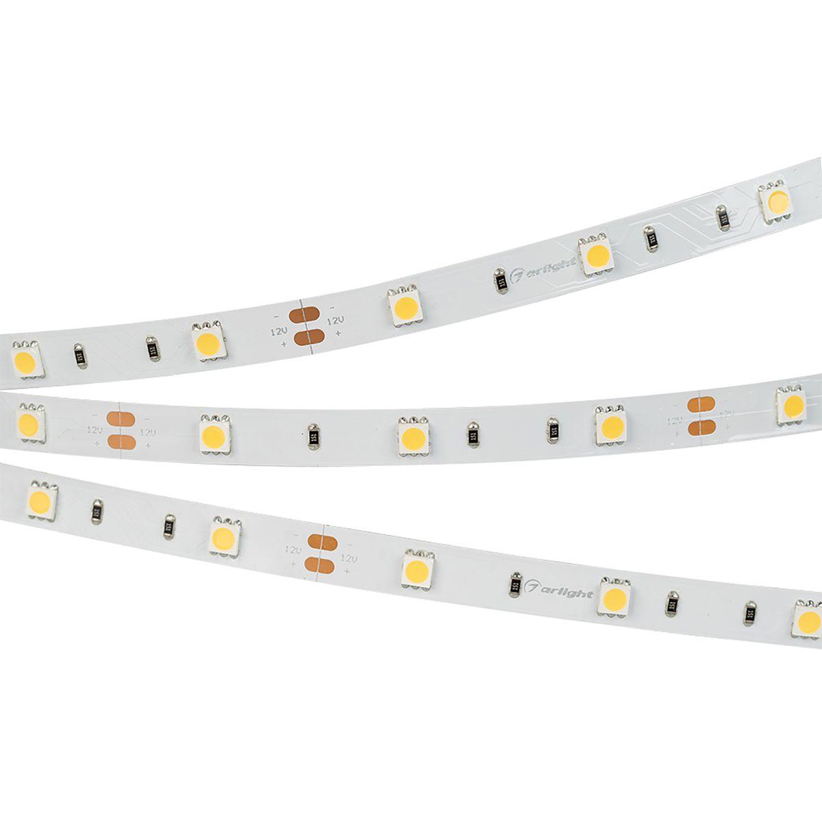 Светодиодная лента Arlight 7,2W/m 30Led/m 5060SMD теплый белый 5M RT-B30-10mm 12V Warm2700 010594(2)