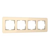 Рамка Werkel Elite на 4 поста айвори W0042443 4690389180811
