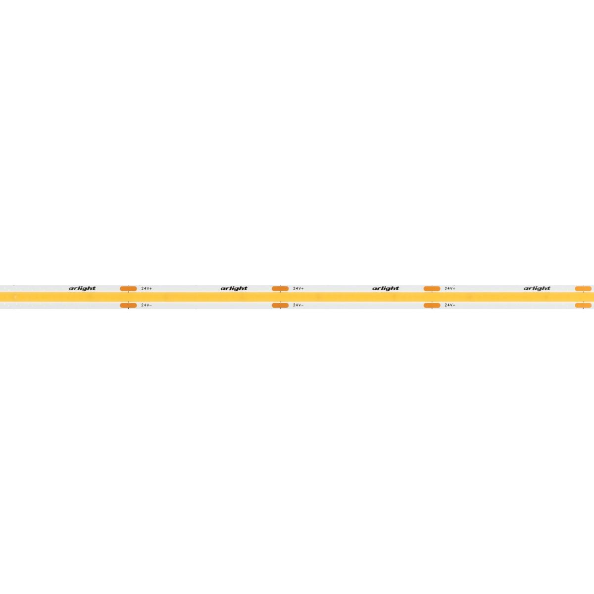 Светодиодная лента Arlight 6W/m 480LED/m CSPSMD холодный белый 4M COB-X480-6mm 24V White6000 039052