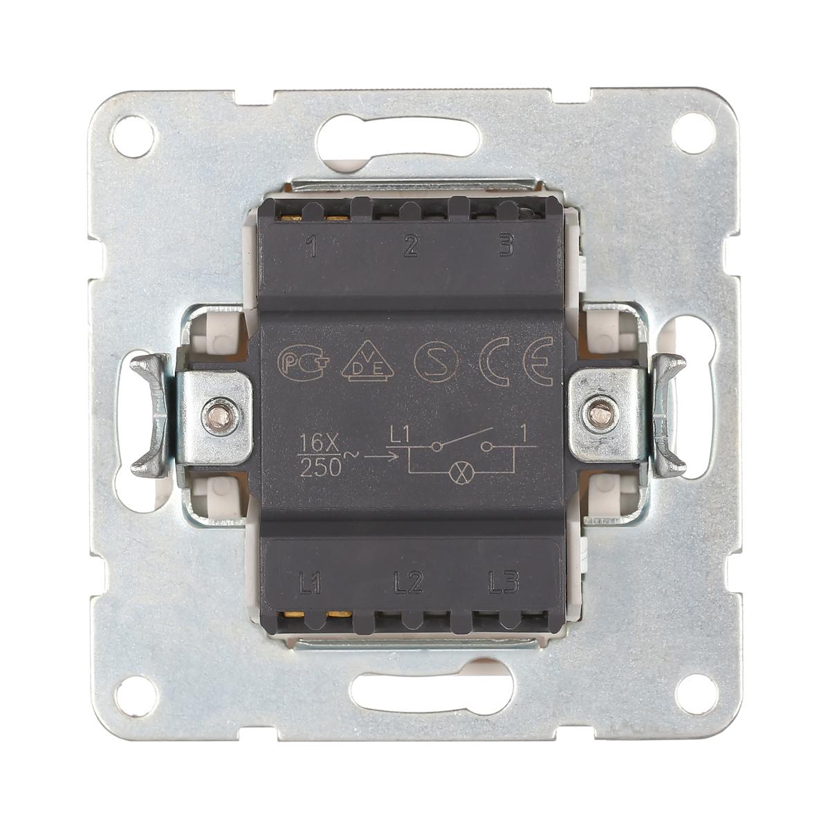 Выключатель LK Studio 1-кл., c индикатором (схема 1L) 16 A, 250 B (белый) LK60 860204-1