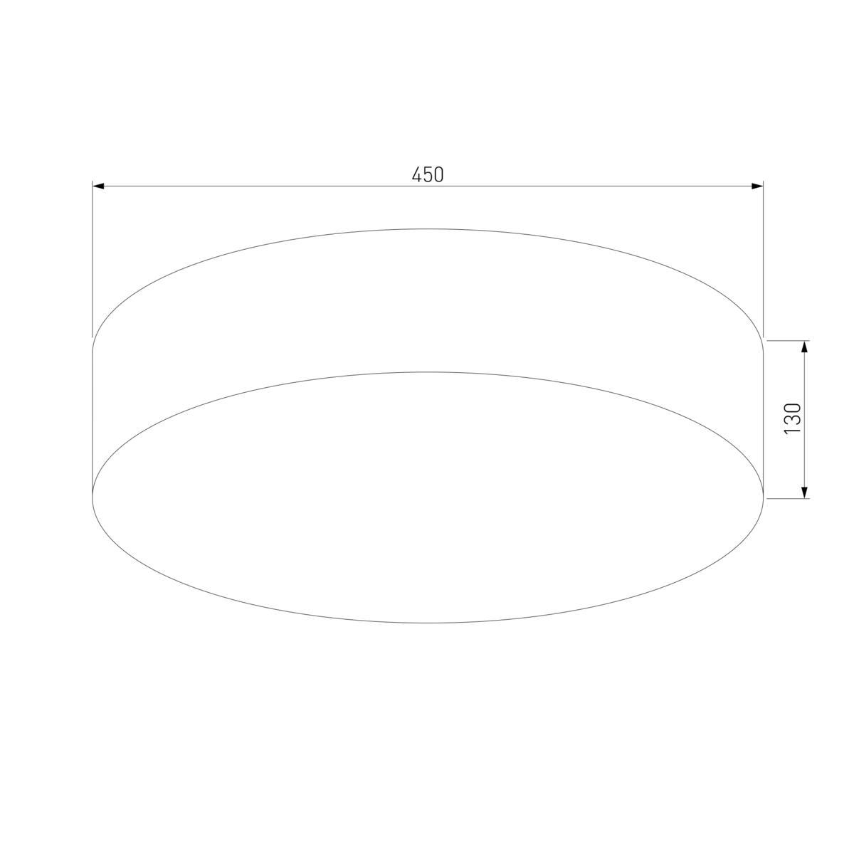 Потолочный светильник TK Lighting 1086 Rondo White