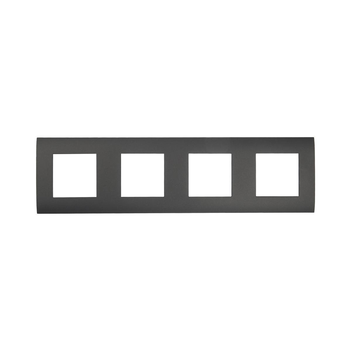 Рамка LK Studio 4-постовая (черный бархат) LK45 854408-1
