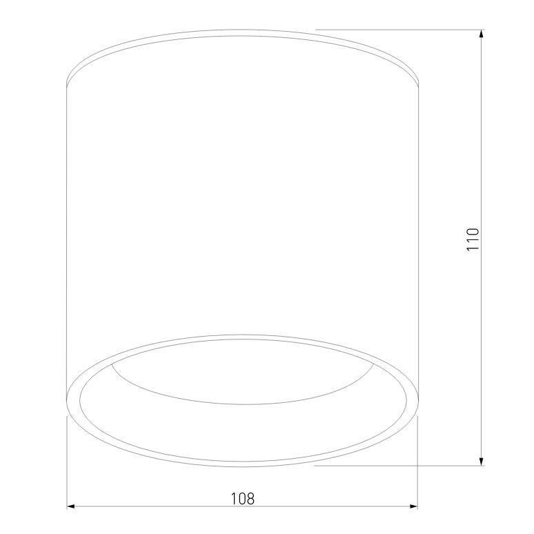 Уличный светодиодный светильник Elektrostandard Light Led 35132/H черный a056231
