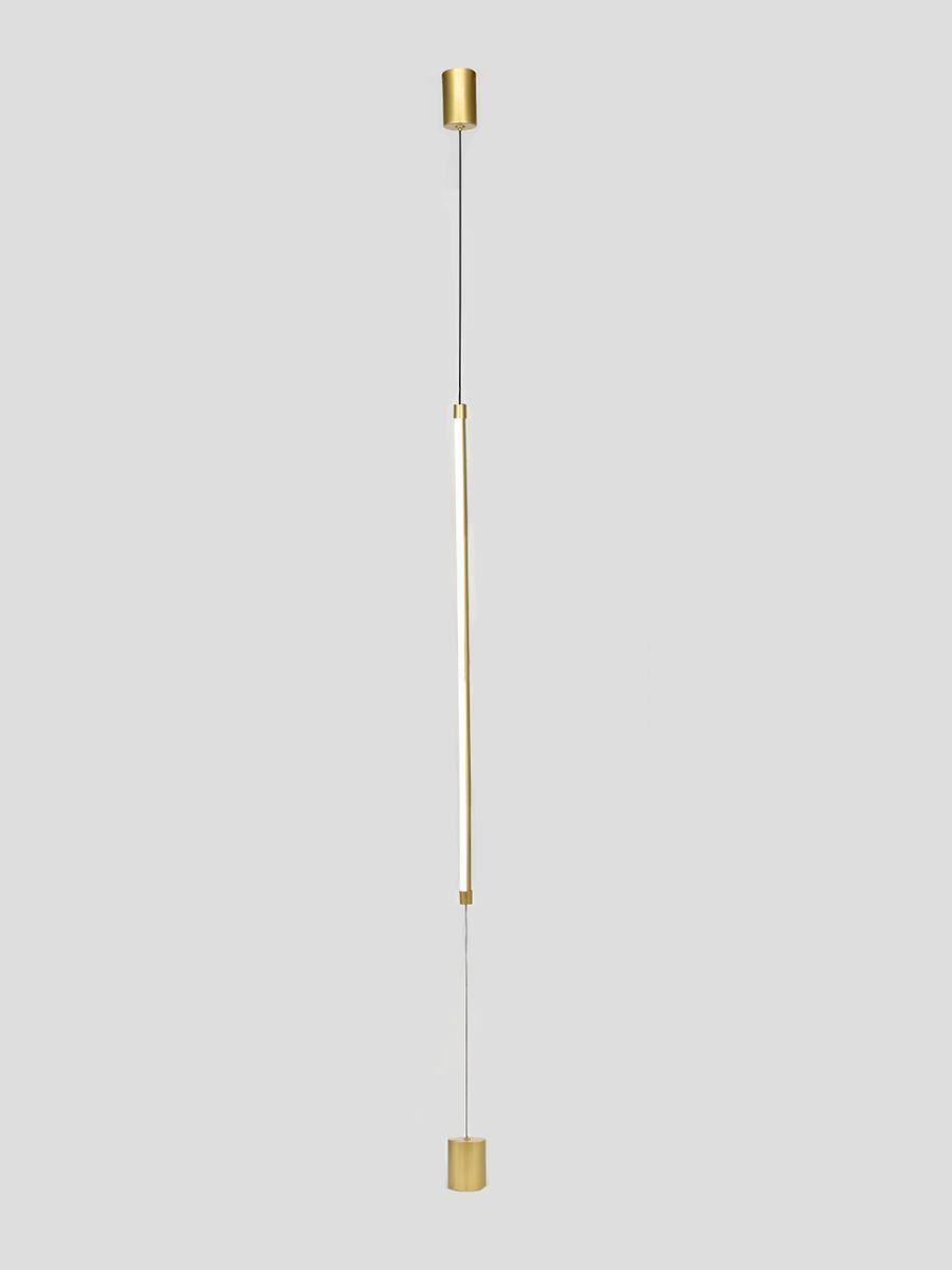 Подвесной светодиодный светильник Indigo Linea 14024/A/1P Brass V000122L