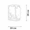 Настенный светильник Vitaluce V5351-8/2A