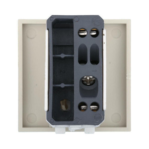 Переключатель LK Studio с двух мест 45х45мм (схема 6) 16 A, 250 B (бежевый) LK45 850801-1