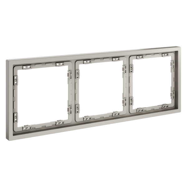 Рамка пластиковая VOLTUM S70 на 3 поста, (кашемир)