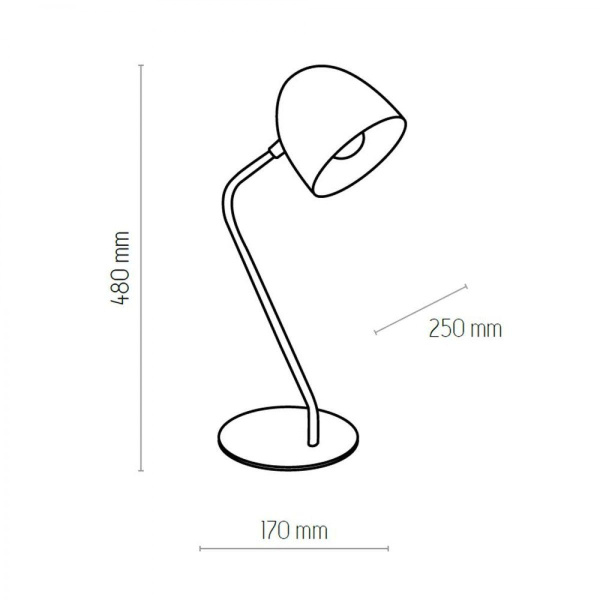 Настольная лампа TK Lighting 5036 Soho Black