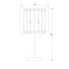 Настольная лампа Bogates Castellie 01106/3