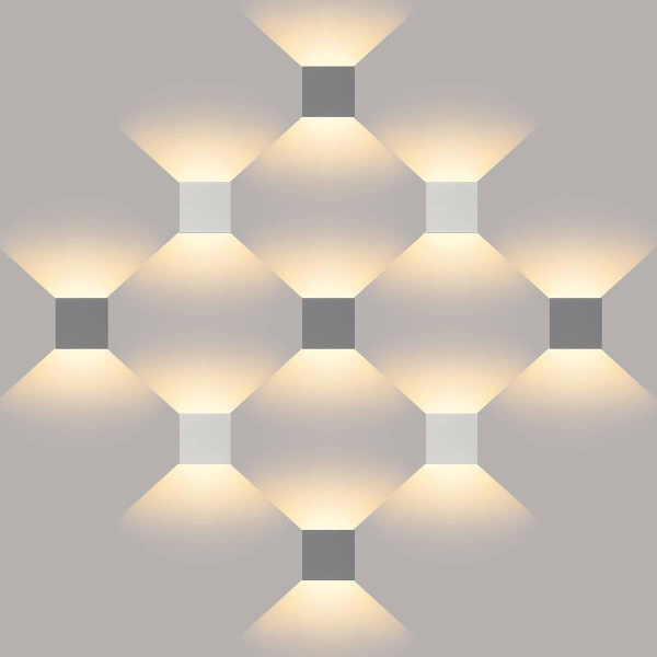 Уличный настенный светодиодный светильник Elektrostandard 1548 Techno LED Winner серый a038411