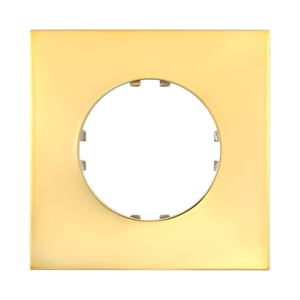 Рамка LK Studio 1-постовая квадрат (золото) Vintage-Quadro 884116-1